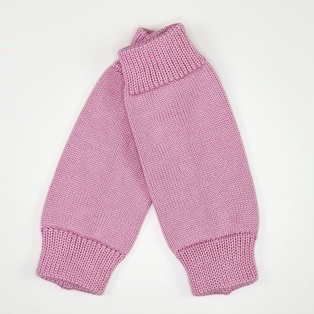 Polaina tricot infantil rose Mini Belas