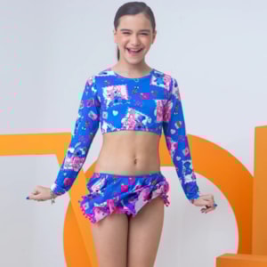 Biquíni Infantil Stitch Pompom