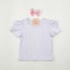 Blusa infantil princesa branca