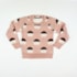 Blusa tricot infantil brigadeiro