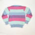 Blusa tricot infantil listrada lilás