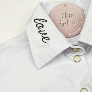 Camisa social infantil branca