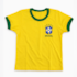 Camiseta Infantil Brasil Algodão