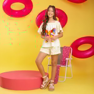 Conjunto Infantil Borboletas Verão