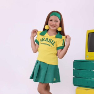 Conjunto Infantil Brasil Polo