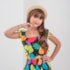 Conjunto infantil caju neon