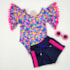 Conjunto infantil confete colorido