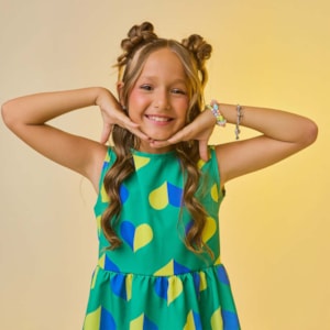 Conjunto Infantil Copa Corações