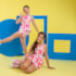 Conjunto Infantil Laço Rosa
