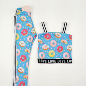 Conjunto infantil love donuts