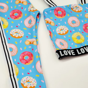 Conjunto infantil love donuts