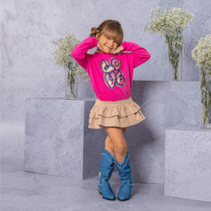 Conjunto Infantil Moletinho Love