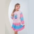 Conjunto infantil sereia com saia