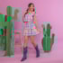 Conjunto Infantil Xadrez Colorido Junino