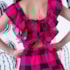 Conjunto Infantil Xadrez Pink Preto