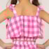 Conjunto Infantil Xadrez Rosa