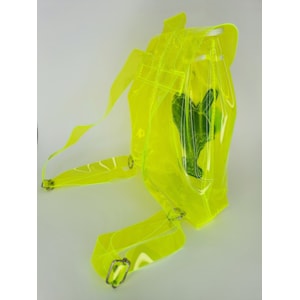 Mochila infantil sorvete amarelo neon