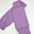 Polaina tricot infantil lilás