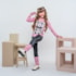 Polaina tricot infantil rose