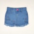 Saia jeans infantil desenho