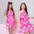 Vestido infantil babado estrelas