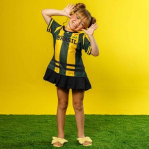 Vestido Infantil Copa Listrado