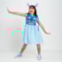 Vestido infantil Fantasia Stitch