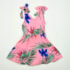 Vestido infantil flores rodado