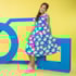 Vestido infantil Hello Kit Azul