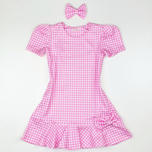 Vestido Infantil - Xadrez Verde - Candy Lover Store