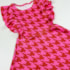 Vestido infantil pied poule