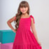 Vestido infantil pink rodado