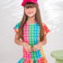 Vestido infantil pop it pompom