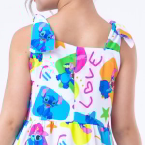 Vestido infantil Stitch Colorido