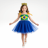 Vestido Infantil Tule Brasil