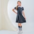 Vestido infantil Wandinha