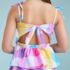 Vestido Infantil Xadrez Azul e Rosa