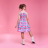 Vestido Infantil Xadrez Laço